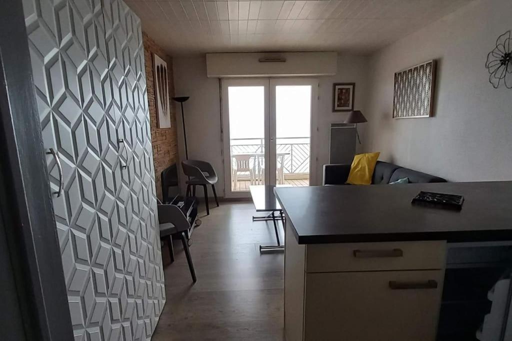 T2 1ère ligne loggia vue mer 180 ° parking Arcachon Extérieur photo